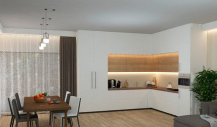 Mẫu tủ bếp đẹp cho căn hộ chung cư